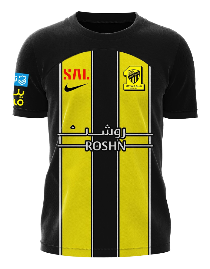 AL ITTIHAD FC HOME JERSEY 2023/2024 – Ultimefoot
