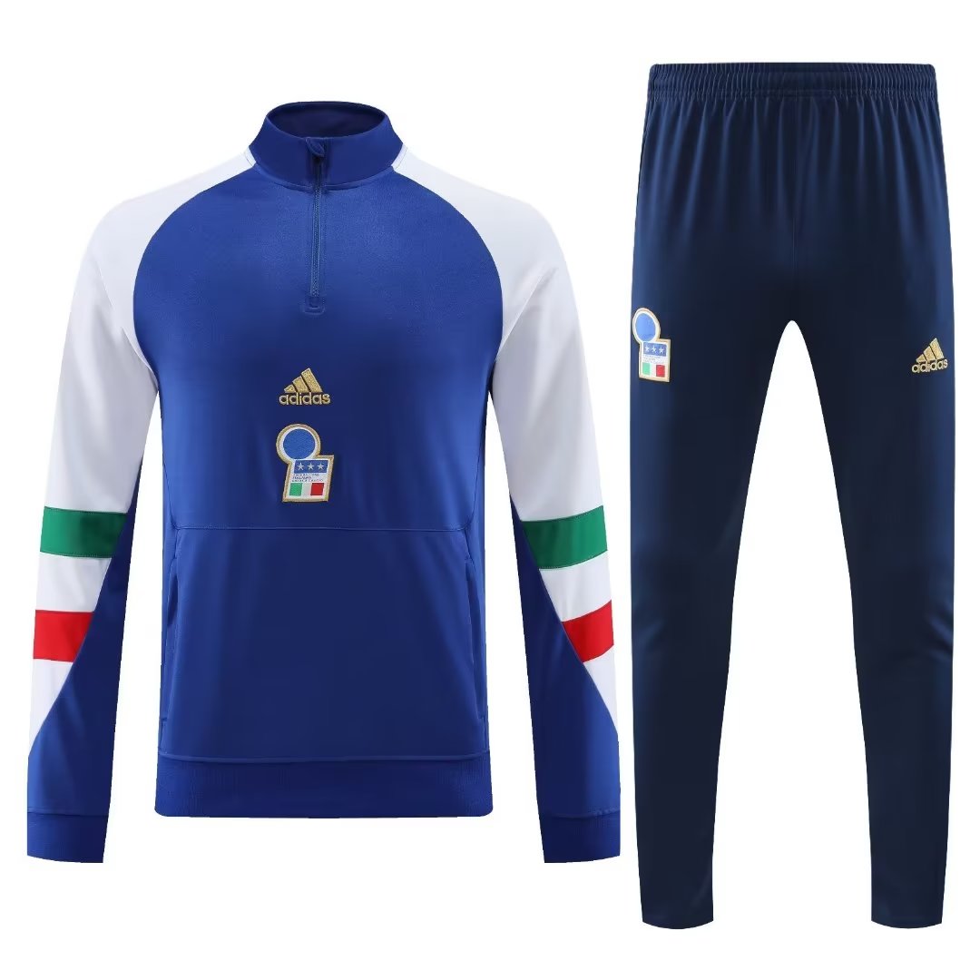 TRACKSUIT TOP/BOTTOM ITALY BLUE 2023/2024