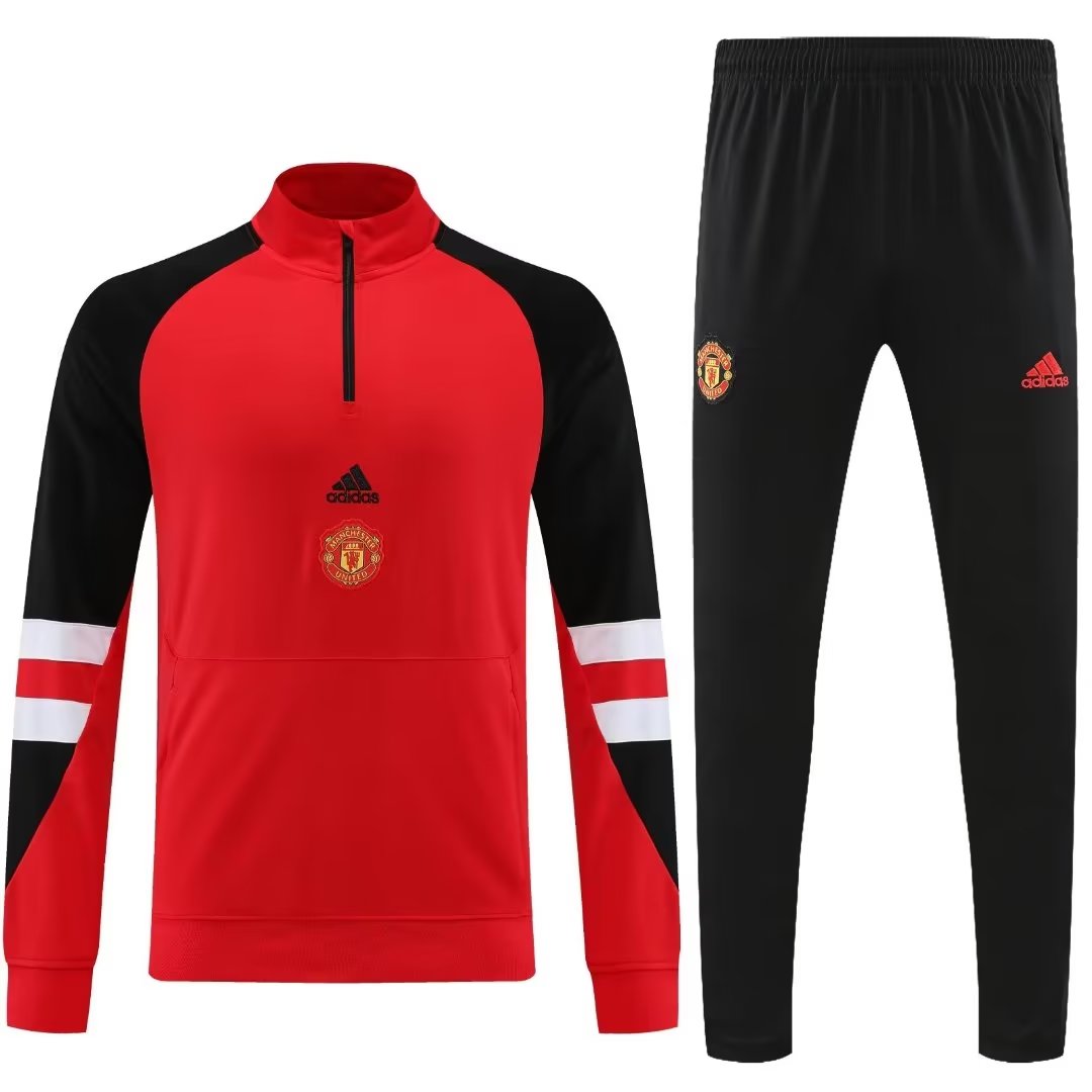MANCHESTER UNITED RED TRACKSUIT TOP/BOTTOM 2023/2024