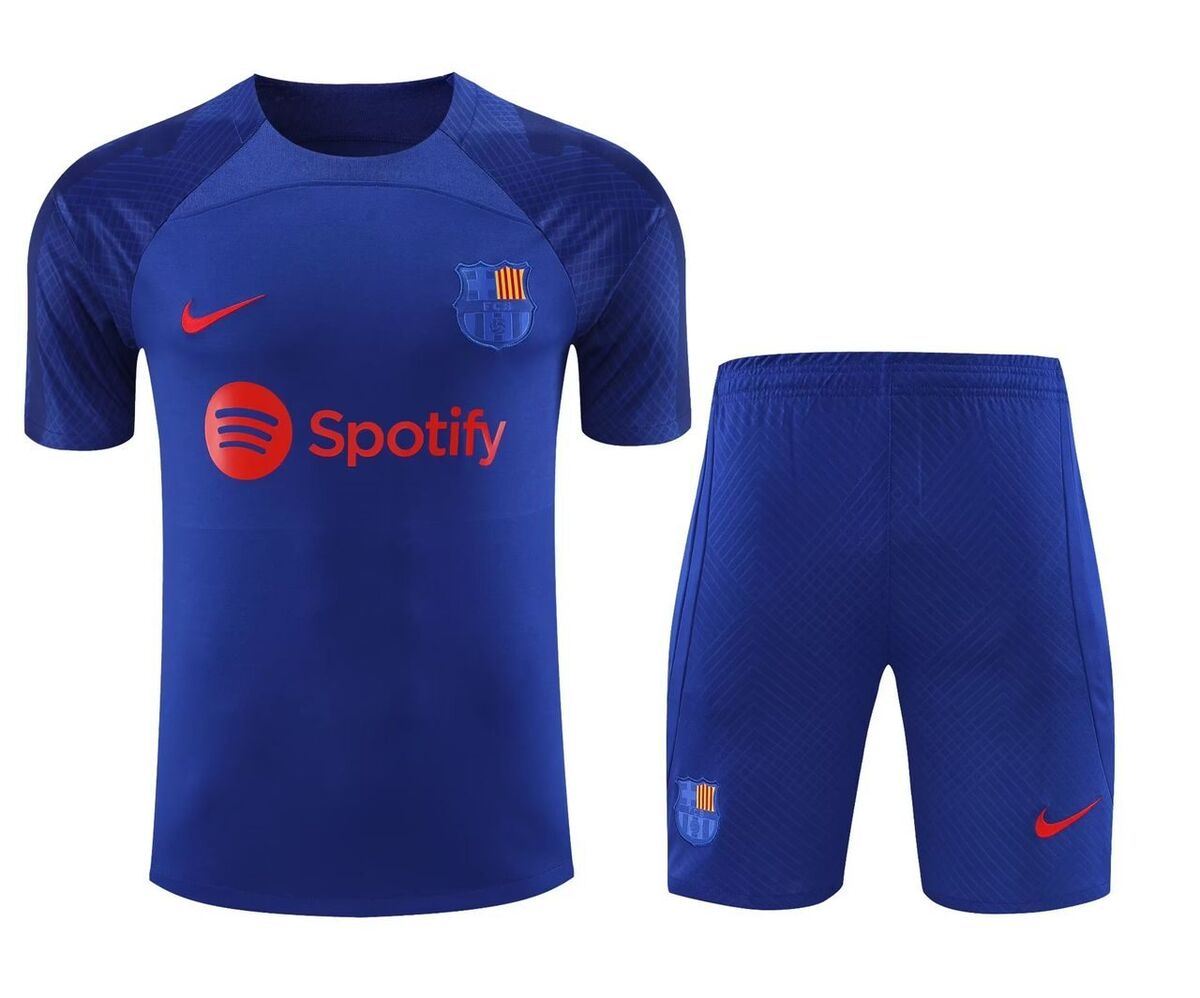 KIT TRAINING FC BARCELONA BLEU (2) 2023/2024