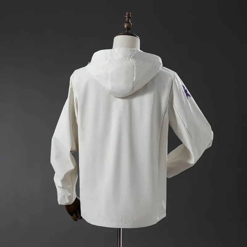 Veste imperméable Brésil beige – portée