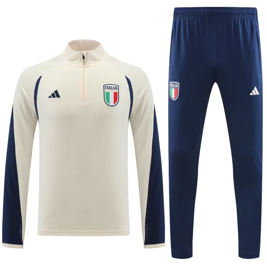 TRACKSUIT TOP/BOTTOM ITALY WHITE 2023/2024