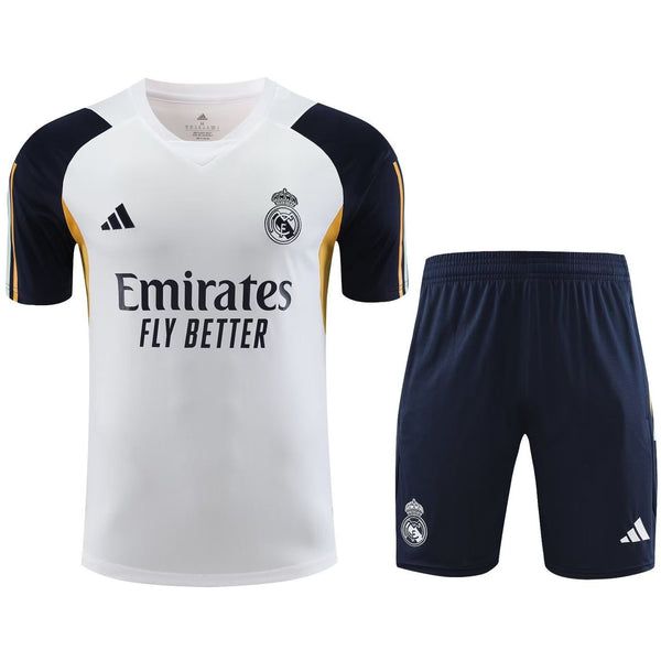 KIT TRAINING REAL MADRID BLEU/BLANC 2023/2024