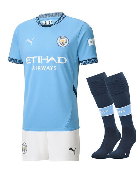 KIT ENFANT MANCHESTER CITY DOMICILE 2024-2025