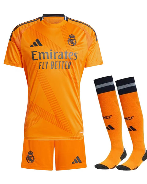 REAL MADRID AWAY KIDS KIT 2024-2025