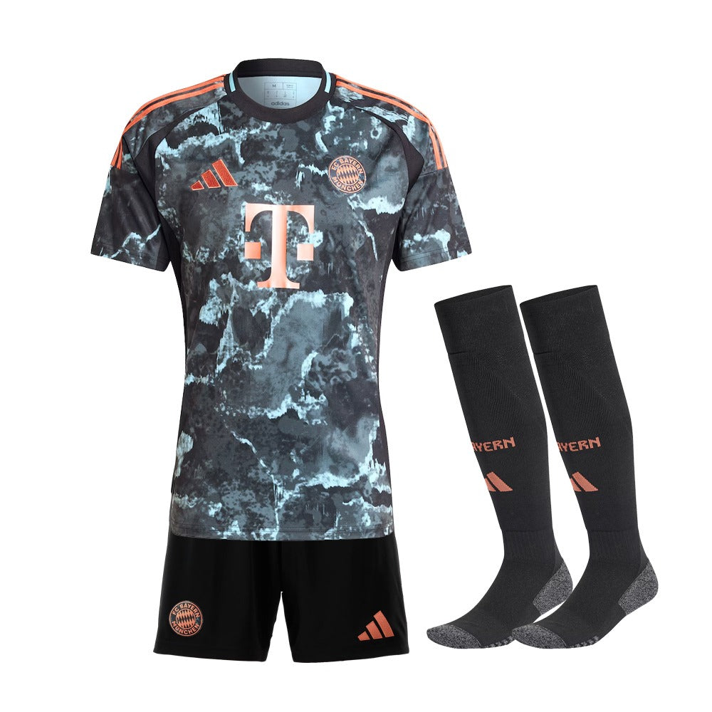 BAYERN MUNICH AWAY KIDS KIT 2024-2025