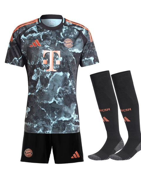 BAYERN MUNICH AWAY KIDS KIT 2024-2025