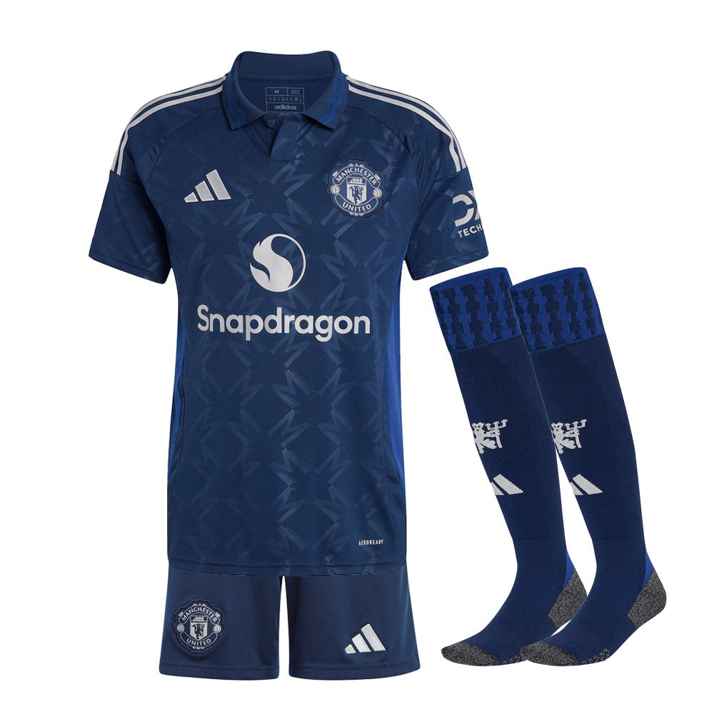 MANCHESTER UNITED AWAY KIDS KIT 2024-2025