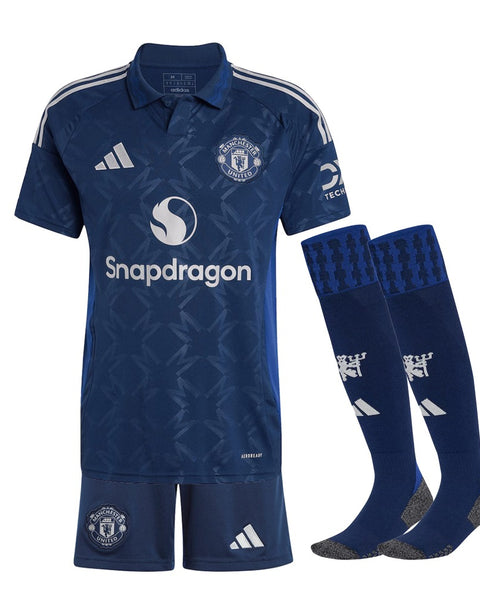 MANCHESTER UNITED AWAY KIDS KIT 2024-2025