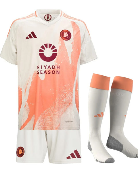 AS ROMA AWAY CHILDREN'S KIT 2024-2025