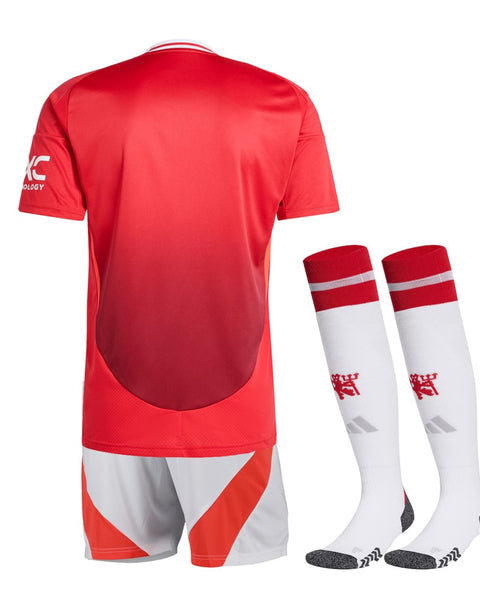 KIT ENFANT MANCHESTER UNITED DOMICILE 2024-2025