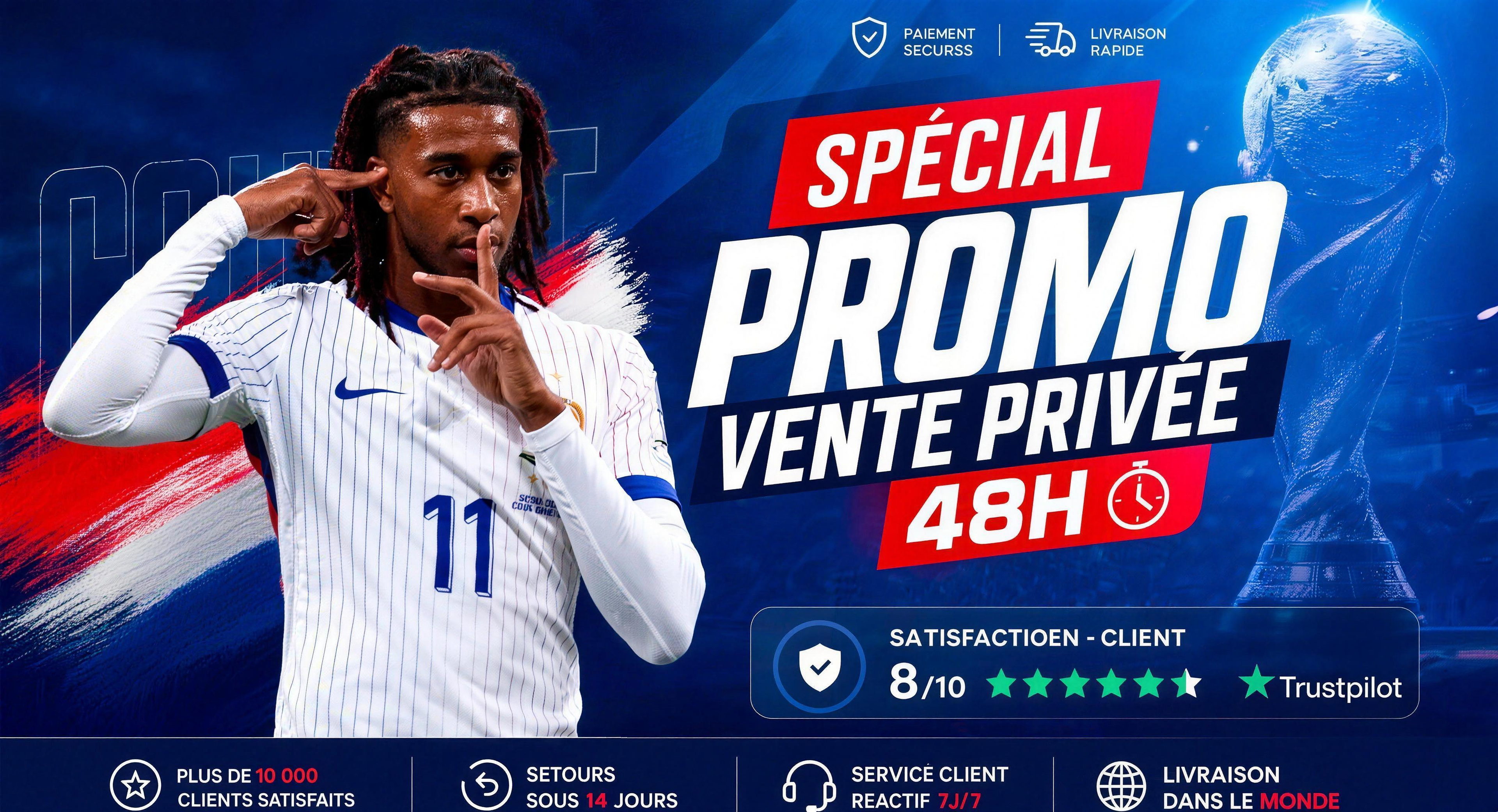 Vente privée pendant 48h — bannière desktop