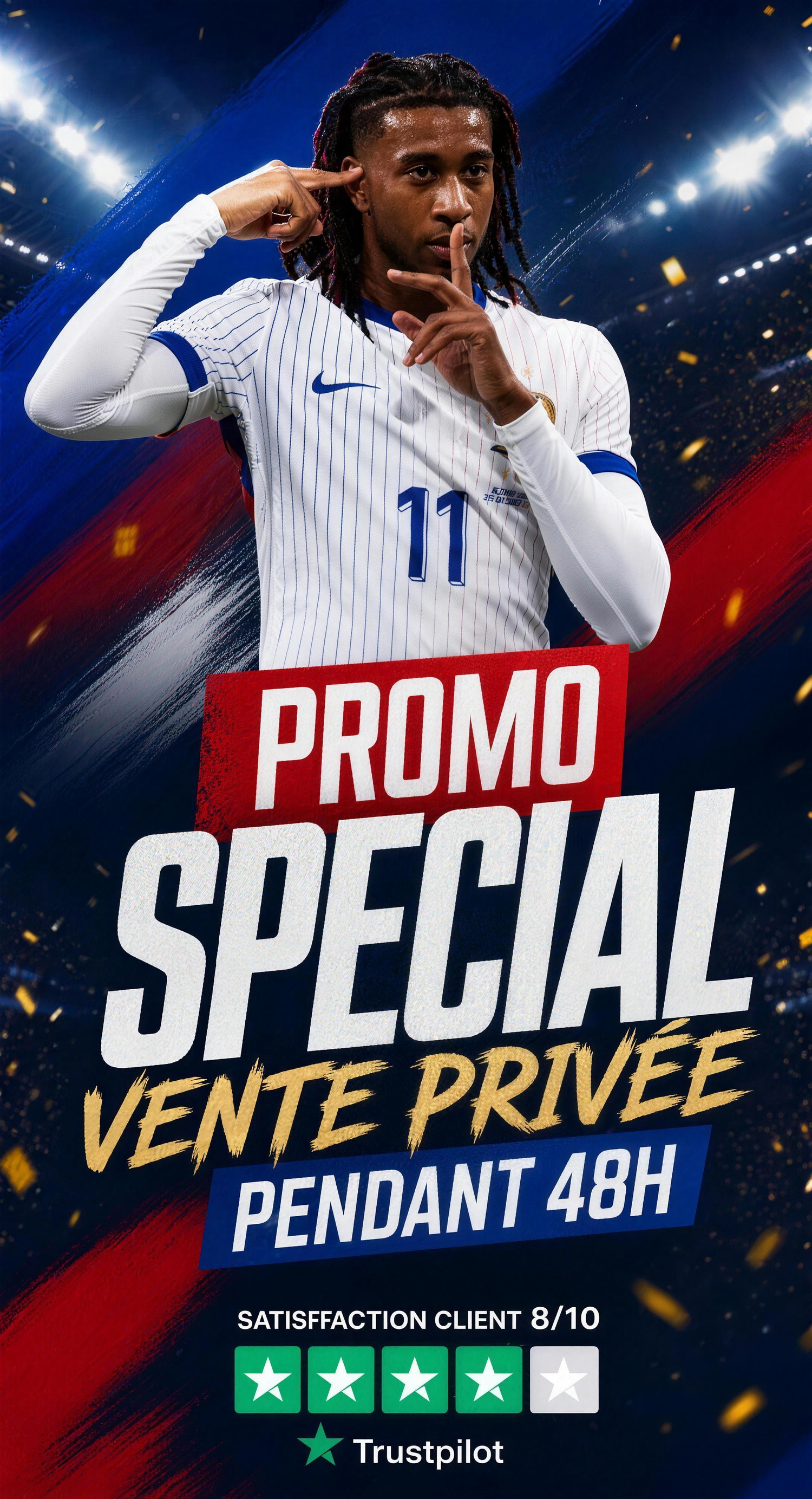 Vente privée pendant 48h — bannière mobile